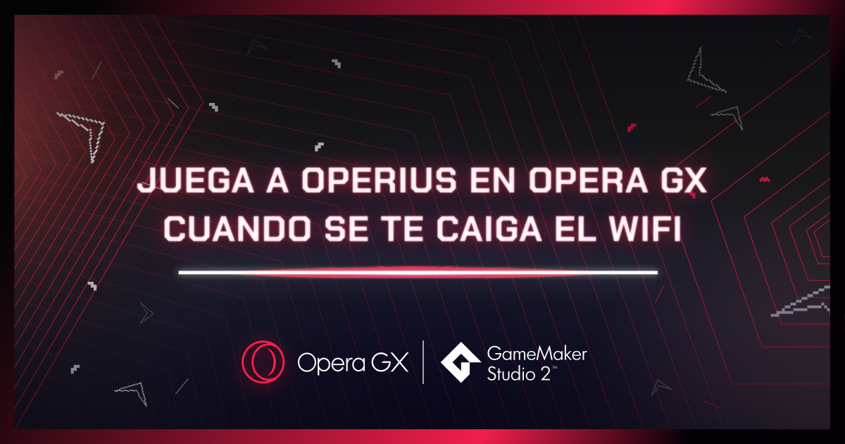 Opera GX presenta Operius, el nuevo juego arcade para jugar cuando no hay conexión