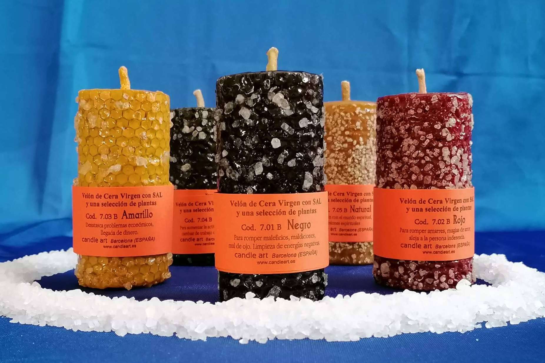 Los rituales de limpieza con las velas de sal de Candle Art