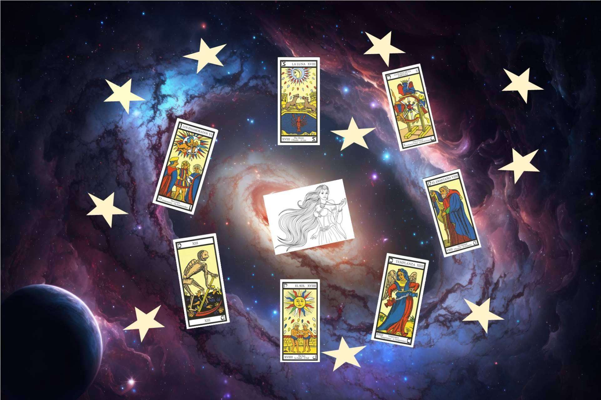 Dama Mágica ayuda a solucionar situaciones complejas con el tarot universo