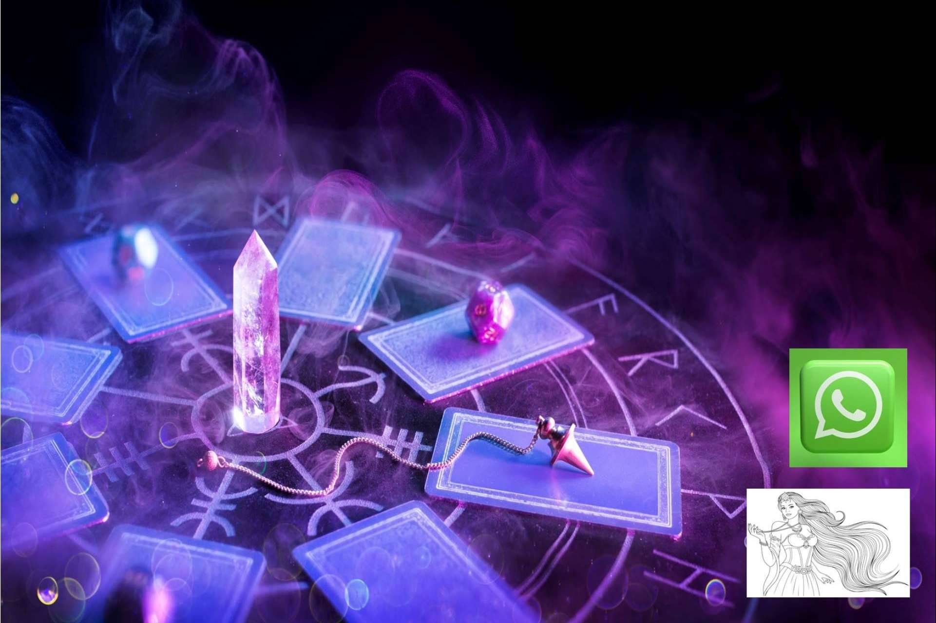 Consultas del tarot con la promoción de WhatsApp de primavera, de la mano de la Dama Mágica